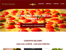 Tablet Screenshot of diternipizzaria.com.br